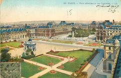 CPA Paris Vue generale du Louvre 