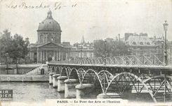 CPA Paris Le Pont des Arts et L'Institut 