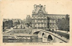CPA Paris Pont Royal et Pavillon de Flore 