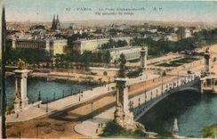 CPA Paris le Pont Alexandre III 