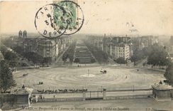 CPA Paris Perspective de l'Avenue de Breteuil vue prise de l'Hotel des Invalides 