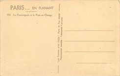 CPA Paris en Flanant la Conciergerie et le Pont au Change 