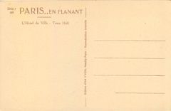 CPA Paris en Flanant l'Hotel de Ville 