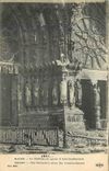 CPA Reims La Cathedrale apres le bombardement 