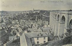 CPA Morlaix Vue generale prise du Viaduc 