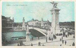 CPA Paris Le Pont Alexandre III 