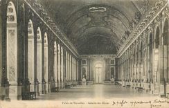 CPA Palais de Versailles Galerie des Glaces 