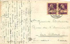 CPA Chateau de Chillon et les Dents du Midi 