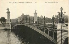 CPA Paris Le Pont Alexandre III 