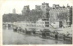 CPA Paris Quai et Port de l'Hotel de Ville 