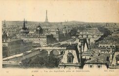 CPA Paris vue des Sept Ponts prise de Saint Gervais 