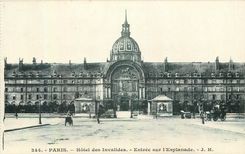 CPA Paris Hotel des Invalides Entree sur l'Esplanade 