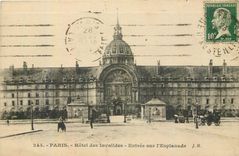 CPA Paris Hotel des Invalides Entree sur l'Esplanade 