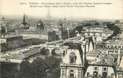 CPA Paris Panorama des 7 Ponts pris de l'Eglise Saint Gervais 