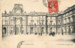 CPA Paris Cour du Louvre 