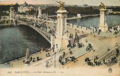 CPA Paris Le Pont Alexandre III 