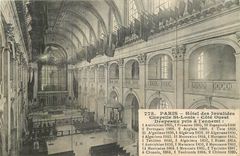 CPA Paris Hotel des Invalides Chapelle St Louis Cote Ouest Drapeaux pris a l'ennemi 