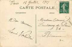 CPA Paris Hotel des Invalides Chapelle St Louis Cote Ouest Drapeaux pris a l'ennemi 