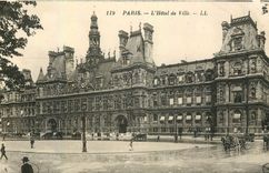 CPA Paris L'Hotel de Ville 