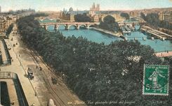 CPA Paris Vue generale prise du Louvre 