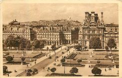 CPA Paris et ses merveilles la butte Montmartre vue du Palais du Louvre 