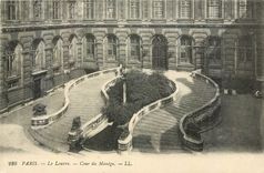 CPA Paris le Louvre Cour du Manege 