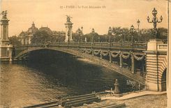 CPA Paris le Pont Alexandre III 