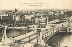 CPA Paris le Pont Alexandre III 