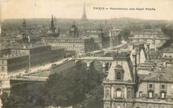 CPA Paris Panorama des Sept Ponts 
