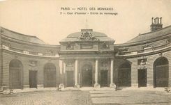 CPA Paris Hotel des Monnaies Cour d'Honneur entree du Monnayage 