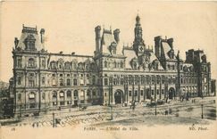 CPA Paris l'Hotel de Ville 