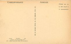 CPA Paris Pont Alexandre III et l'esplanade des Invalides 