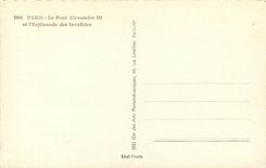 CPA Paris Le Pont Alexandre III et L'Esplanade des Invalides 