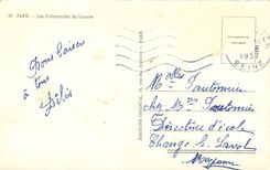 CPA Paris Les Colonnades du Louvre 