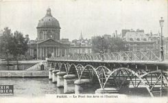 CPA Paris Le Pont des Arts et l'Institut 
