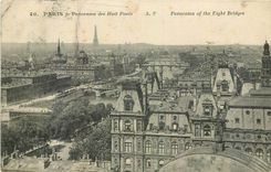 CPA Paris Panorama des Huit Ponts 