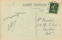 CPA Blois L'Escalier Monumental Enfant Velo Cycle