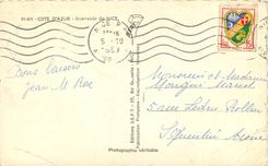 CPA Cote d'Azur Souvenir de Nice 