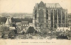 CPA Beauvais la Cathedrale vue de Saint Etienne 