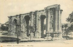 CPA Reims la Porte de Mars 