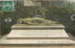 CPA Reims Tombeau de l'Abbe Miroy 