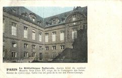 CPA Paris la Bibliotheque Nationale ancien hotel du cardinal Mazarin 