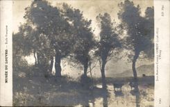 Museum of the Louvre CPA Jean-Baptiste Coro (1796-1875) the pond (painting Paint art)