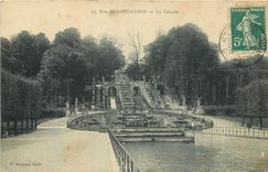 CPA Parc de Saint Cloud la Cascade 
