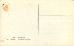 CPA Cote d'Emeraude Dinard Entree de la Plage 