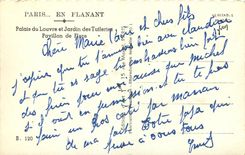 CPA Paris en Flanant Palais du Louvre et Jardin des Tuileries Pavillon de Flore 