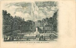 CPA Vue du grand jet d'Eau du parc de St Cloud
