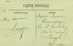 CPA Saint Cloud le Parc l'Allee du Fer a Cheval