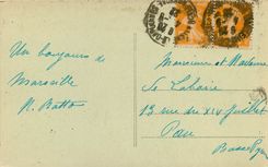 CPA Marseille rue Noailles Tramway