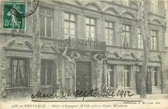 CPA Aix en Provence Hotel d'Espagnet Cours Mirabeau 
